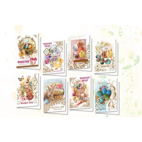 Kartka składana B6 Wielkanoc [mm:] 1250x1760 Top Graphic (wbd)
