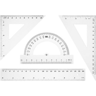 Komplet geometryczny 4 el. Tetis (BL001-BK)
