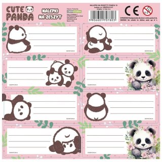 Naklejka na zeszyt Panda Derform (NNZPA10)