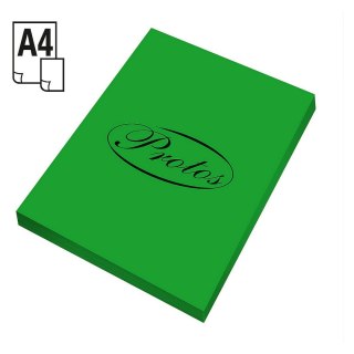 Papier kolorowy A4 zielony 50k. 160g Protos
