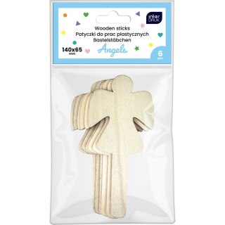 Patyczki Angels drewniane Interdruk (6 szt)