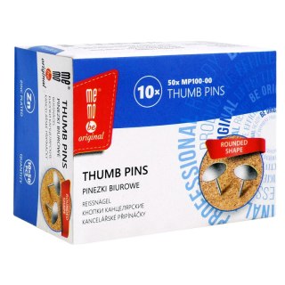 Pinezki kolor: srebrny 50 szt Memobe (MP100-00)