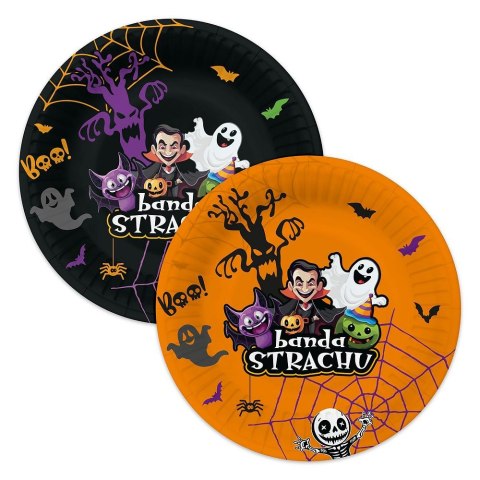 Talerz jednorazowy Halloween 9510157 6 szt Herlitz (300024722)