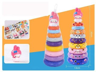 Układanka piramidka królik Bigtoys (BKLO9197)