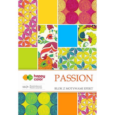 Blok artystyczny 20x29 cm 170-220g 10ark 5 motyw.happy color A4 10k Happy Color (HA 7717 2029-PA)