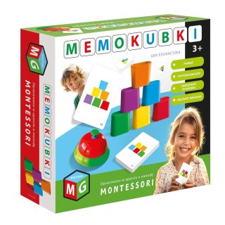 Gra edukacyjna MONTESSORI - GRA EDUKACYJNA MEMOKUBKI Multigra