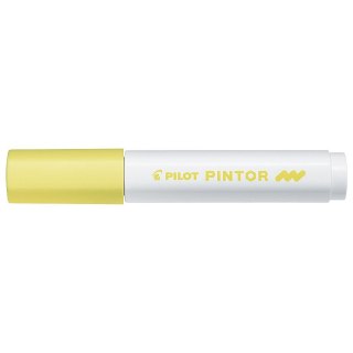 Marker specjalistyczny PINTOR pastelowy wkład żółty 1,4mm okrągła końcówka Pilot (PISW-PT-M-PY)