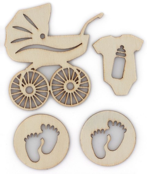 Ozdoba drewniana baby Galeria Papieru (253021)