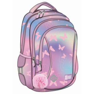 Plecak PINK BUTTERFLIES 3-KOMORY St.Right (BP-26)