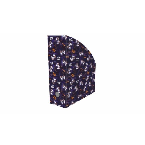 Pojemnik na dokumenty pionowy A4 GAMEPAD mix nadruk karton pokryty folią Biurfol (NSE-02-33)