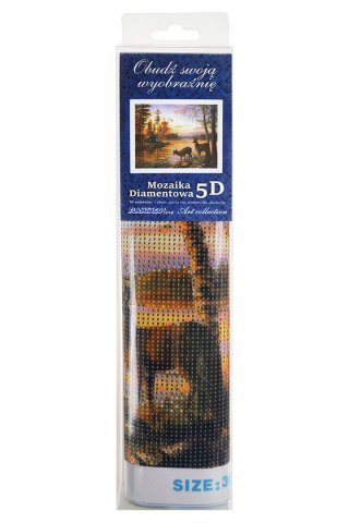 Zestaw kreatywny Diamentowa mozaika 30x40cm Jeleń Flamingo Line (TMR12040)