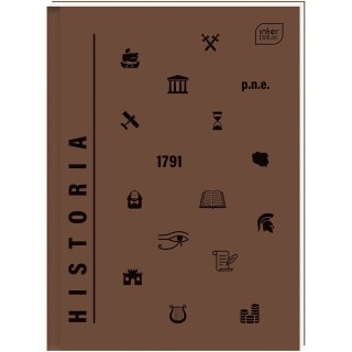 Brulion tematyczny A5 A5/ 80k 5902277332424 80k. krata/tagi Interdruk (Historia)