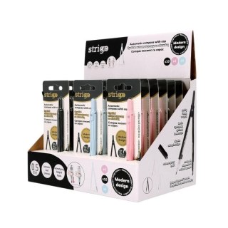 Cyrkiel automatyczny ze skuwką różowy Strigo (SSC481/482/483)