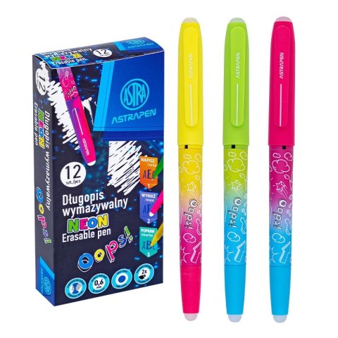 Długopis Neon wkład niebieski 0,6mm Zenith (201023029)