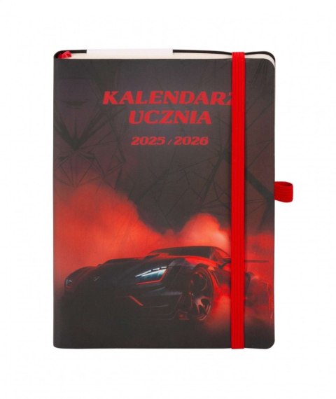 Kalendarz książkowy (terminarz) UCZNIA SAMOCHÓD B6 Antra (2025/2026)