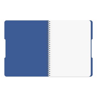 Kołozeszyt (kołonotatnik) B5 granatowy 80k. 70g kratka Herlitz (400198761)