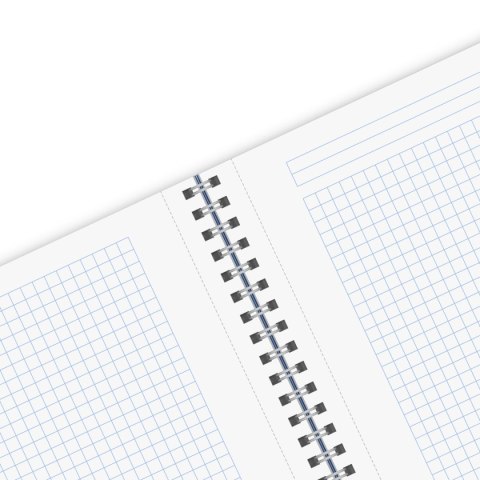 Kołozeszyt (kołonotatnik) B5 granatowy 80k. 70g kratka Herlitz (400198761)