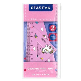 Komplet geometryczny Unicorn 3 el. Starpak (538972)