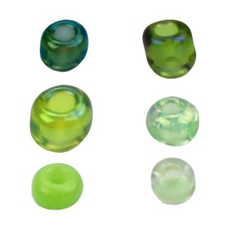 Koraliki kreatywne Craft-Fun Series tonacja zielona Titanum (25BR011)