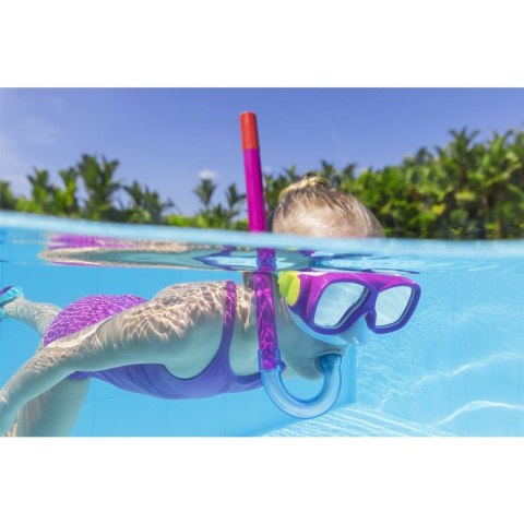 Maska pływacka Zestaw Do Nurkowania Maska, Rurka, Płetwy Zielony Best Way (11389)