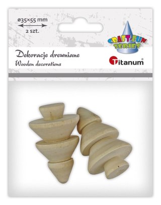 Ozdoba drewniana Craft-Fun Series choinki Titanum (25BJ033140)