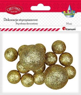 Ozdoba styropianowa Craft-Fun Series kulki Titanum (BJ25042717)