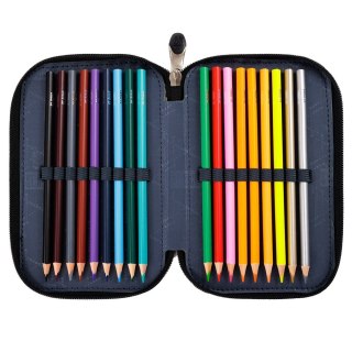 Piórnik CHESS CATS POTRÓJNY PC-05 5903235664540 St.right (Z WYPOSAŻENIEM)