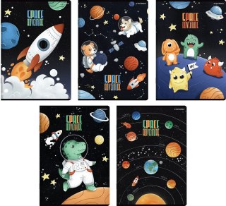 Zeszyt A5 SPACE ADVENTURE 16k. 70g podwójna linia kolor Top 2000 (400181613)