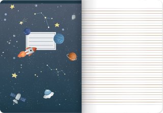 Zeszyt A5 SPACE ADVENTURE 16k. 70g podwójna linia kolor Top 2000 (400181613)