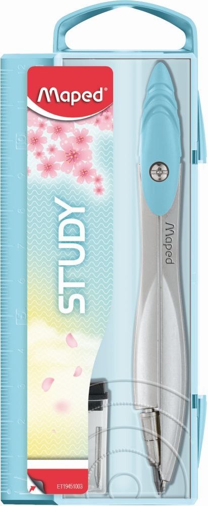 Cyrkiel Study Pastel z grafitem 2 el. Maped (194510)