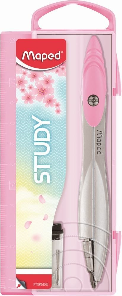 Cyrkiel Study Pastel z grafitem 2 el. Maped (194510)