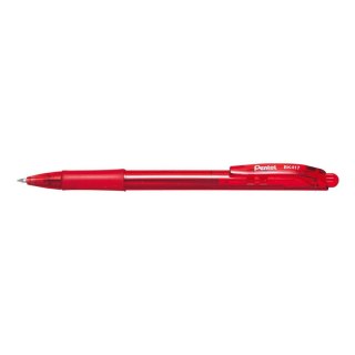 Długopis olejowy BK417B wkład czerwony 0,27mm Pentel