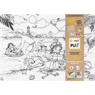 Podkład na biurko FUNNY MAT white LATO sfu1067 biały polipropylen PP [mm:] 335x480 Strigo (8681379310673)