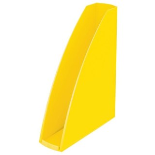 Pojemnik na dokumenty pionowy Wow żółty metaliczny plastik Leitz (52771016)