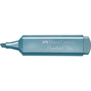 Zakreślacz metaliczny wkład niebieski Faber Castell (154647)