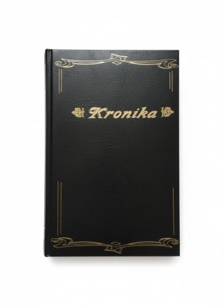 Kronika a4 pionowa nity CZARNY 100k. [mm:] 210x300 Barbara