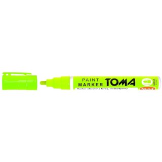 Marker olejowy wkład zielony neonowy 2,5mm okrągła końcówka Toma (to-40)