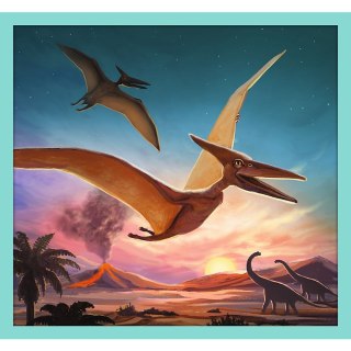 Puzzle W świecie Dinozaurów 10w1 el. Trefl (90390)