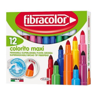 Flamaster 12 kol. Fibracolor (1335)