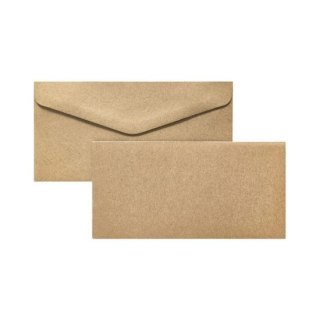 Kartka składana DL Baza do kartek karnet i koperta, kraft ciemnobeżowy 5szt. [mm:] 99x210 Argo (283118)