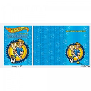 Kartka składana B6 Young Urodzinowy dla chłopaka Ev-corp (STKY-017)