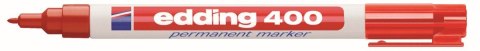 Marker permanentny wkład czerwony 1,0mm okrągła końcówka Edding (ED-400002)