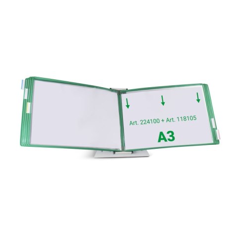 Podstawa biurkowa na 10 paneli prezentacyjnych Tarifold A4 pusta