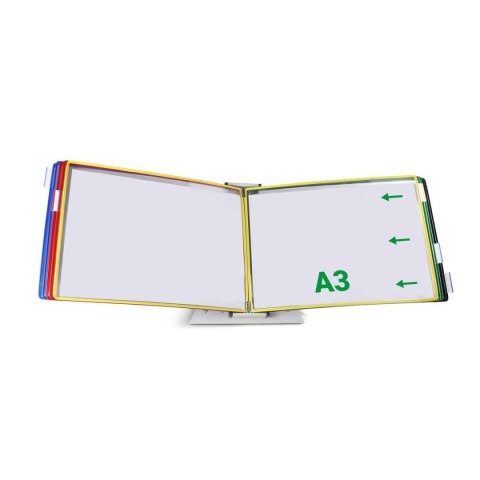 Podstawa biurkowa na 10 paneli prezentacyjnych Tarifold A4 pusta