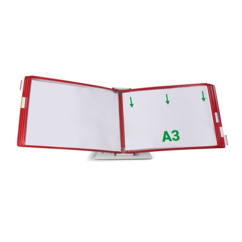 Podstawa biurkowa na 10 paneli prezentacyjnych Tarifold A4 pusta