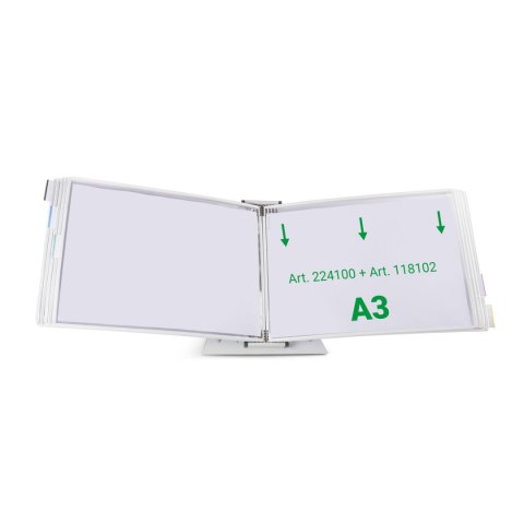 Podstawa biurkowa na 10 paneli prezentacyjnych Tarifold A4 pusta