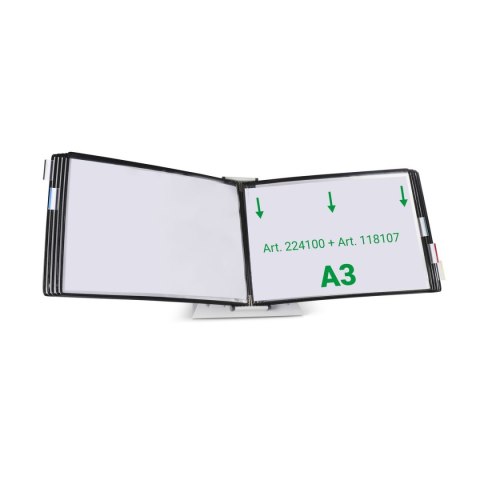 Podstawa biurkowa na 10 paneli prezentacyjnych Tarifold A4 pusta