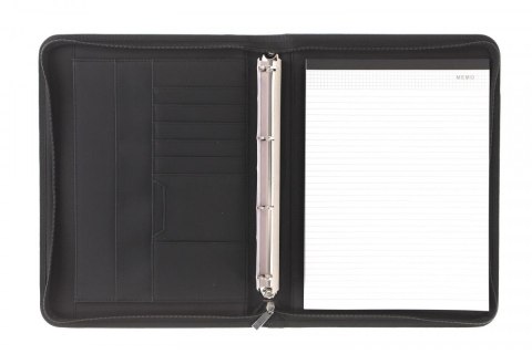 Teczka ofertowa na suwak A4 609 czarna A4 kolor: czarny 1 kieszeni Antra (5904210087644)