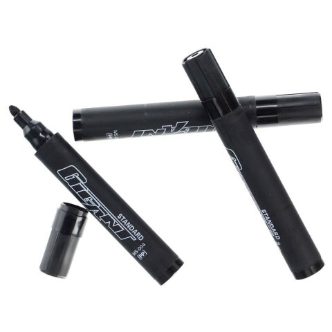 Marker do papieru standard GIGANT wkład czarny 1,5-2,5mm okrągła końcówka Kamet (K-1060)