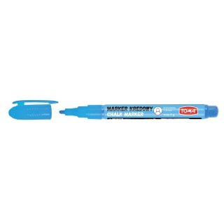 Marker specjalistyczny kredowy wkład niebieski 1,5mm okrągła końcówka Toma